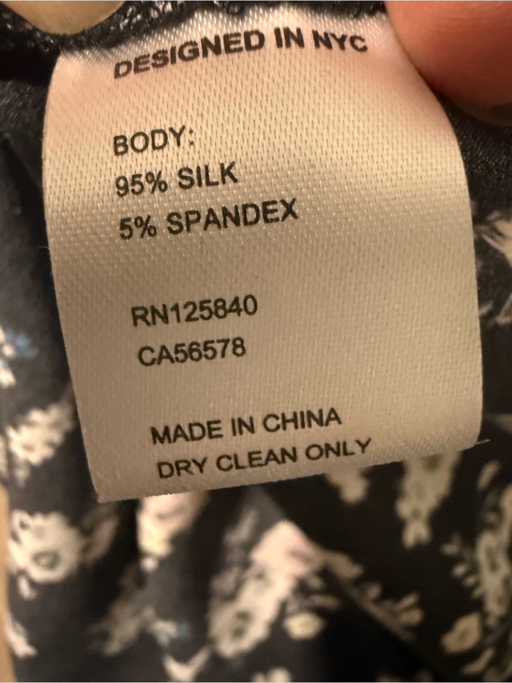Intermix Silk Floral Dress, Size 8 - Picture 8 of 8